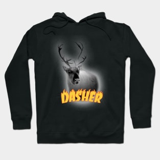 Dasher Metal Reindeer Hoodie